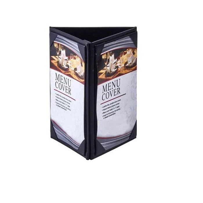 PU Leather Menu Folder With Logo