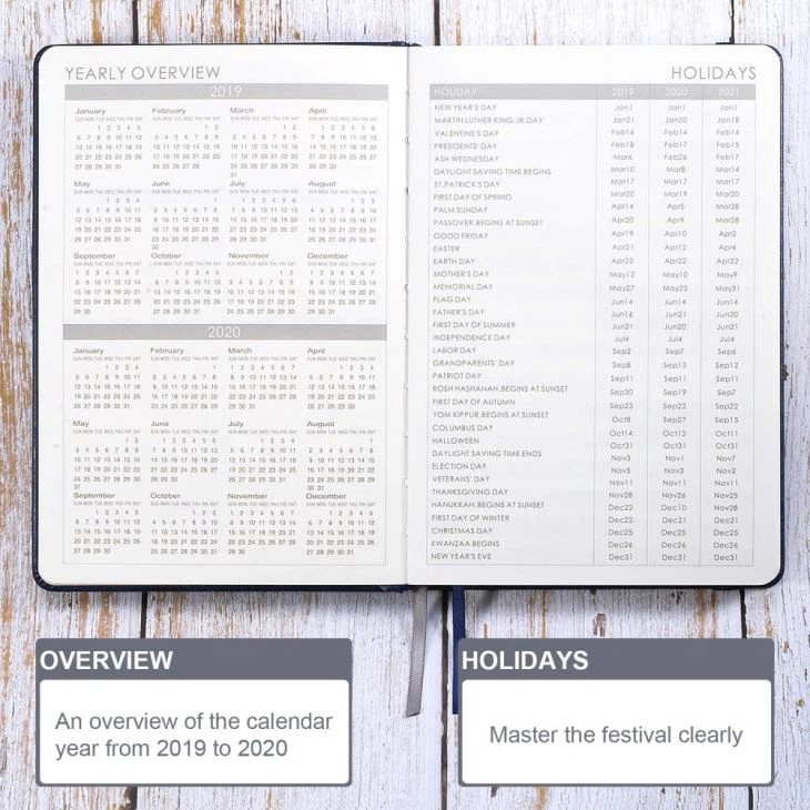 PU Leather Diary 2019 UK PU Leather Diary 2019 UK