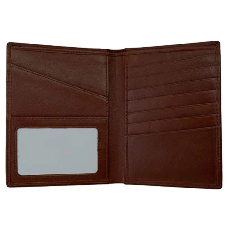 Faux Leather Passport Wallet