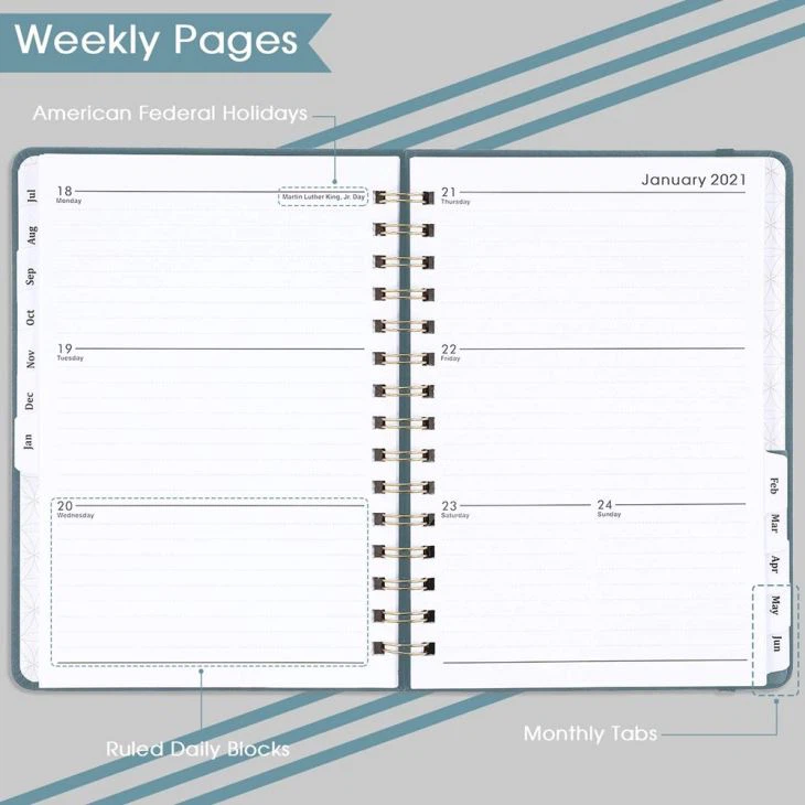 Spiral Wedding Daily Custom Planner