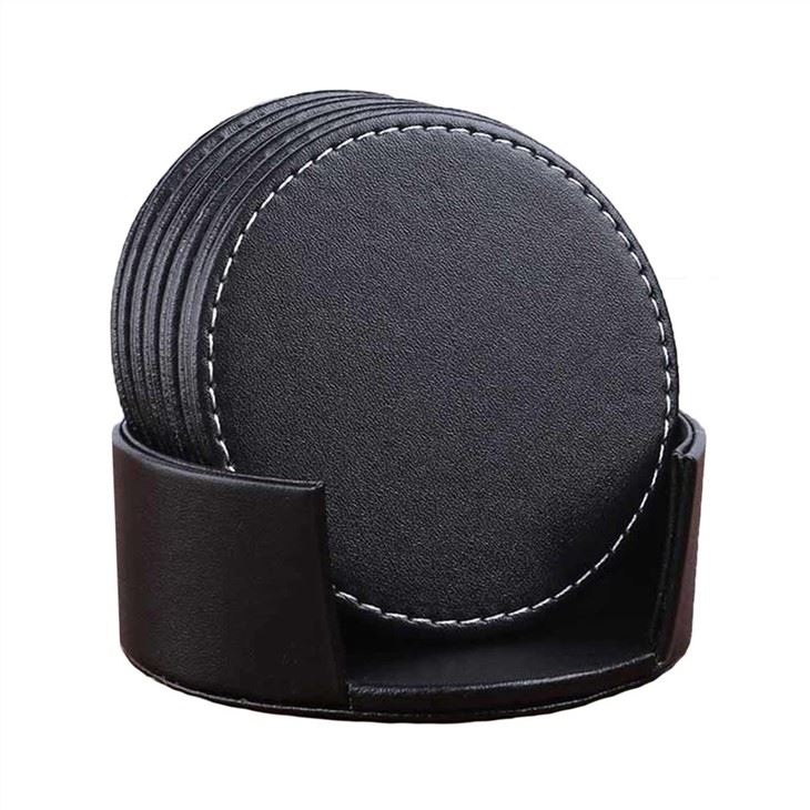 PU Leather Drink Coasters