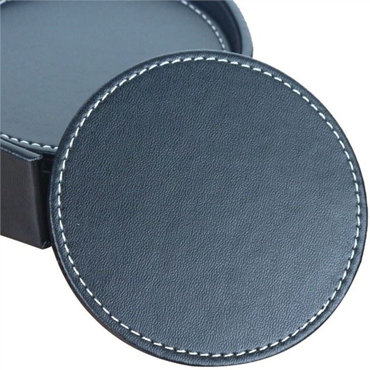 PU Leather Drink Coasters