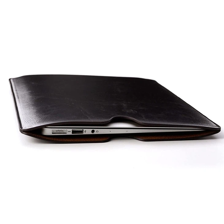 Black Leather Tablet Sleeve
