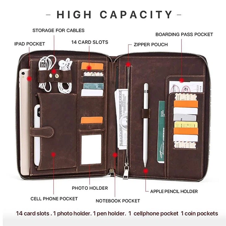 Tan Leather tablet cover